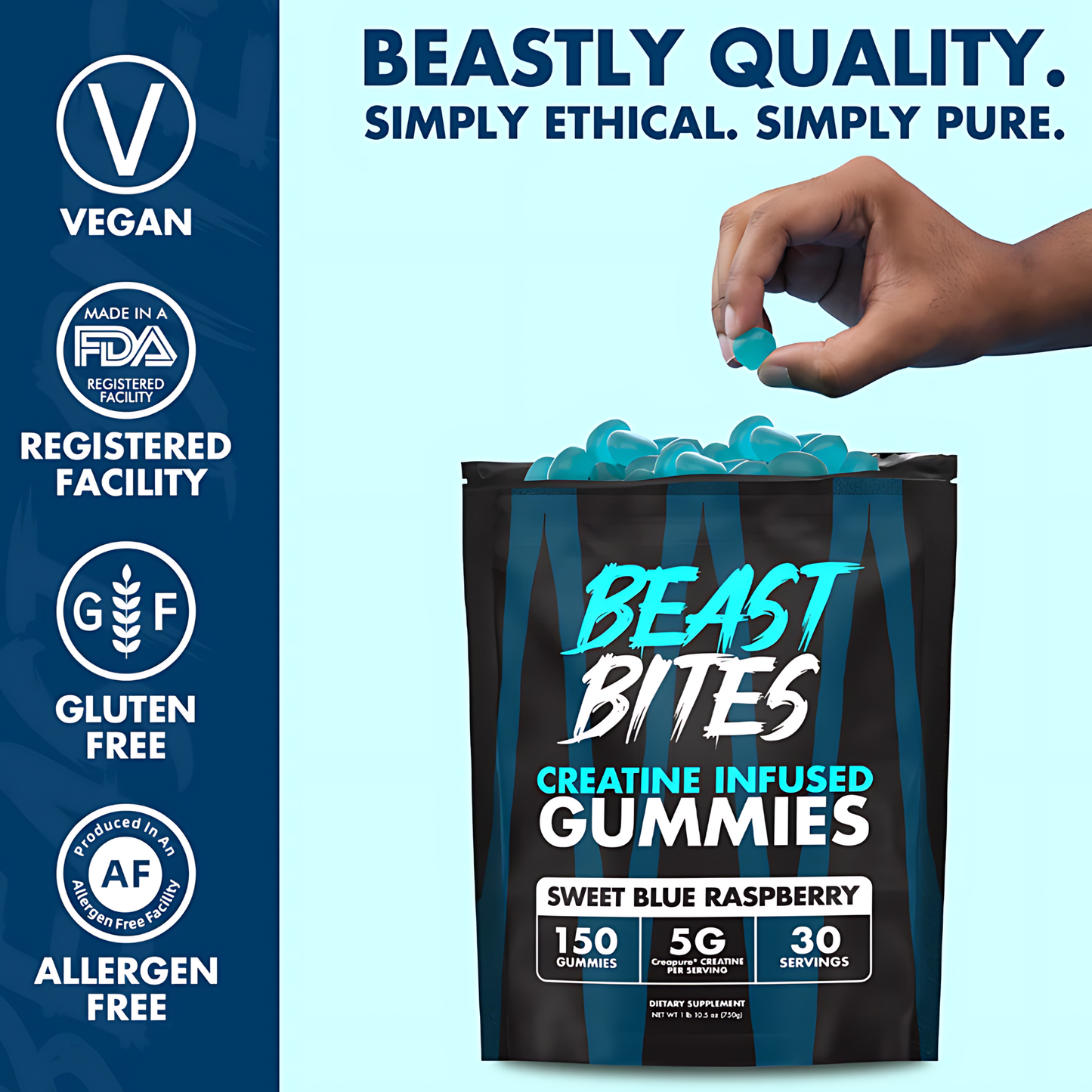 CREATINA Gomitas Beast Bites Suplemento