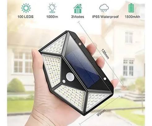 LAMPARA SOLAR PACK 100 LED