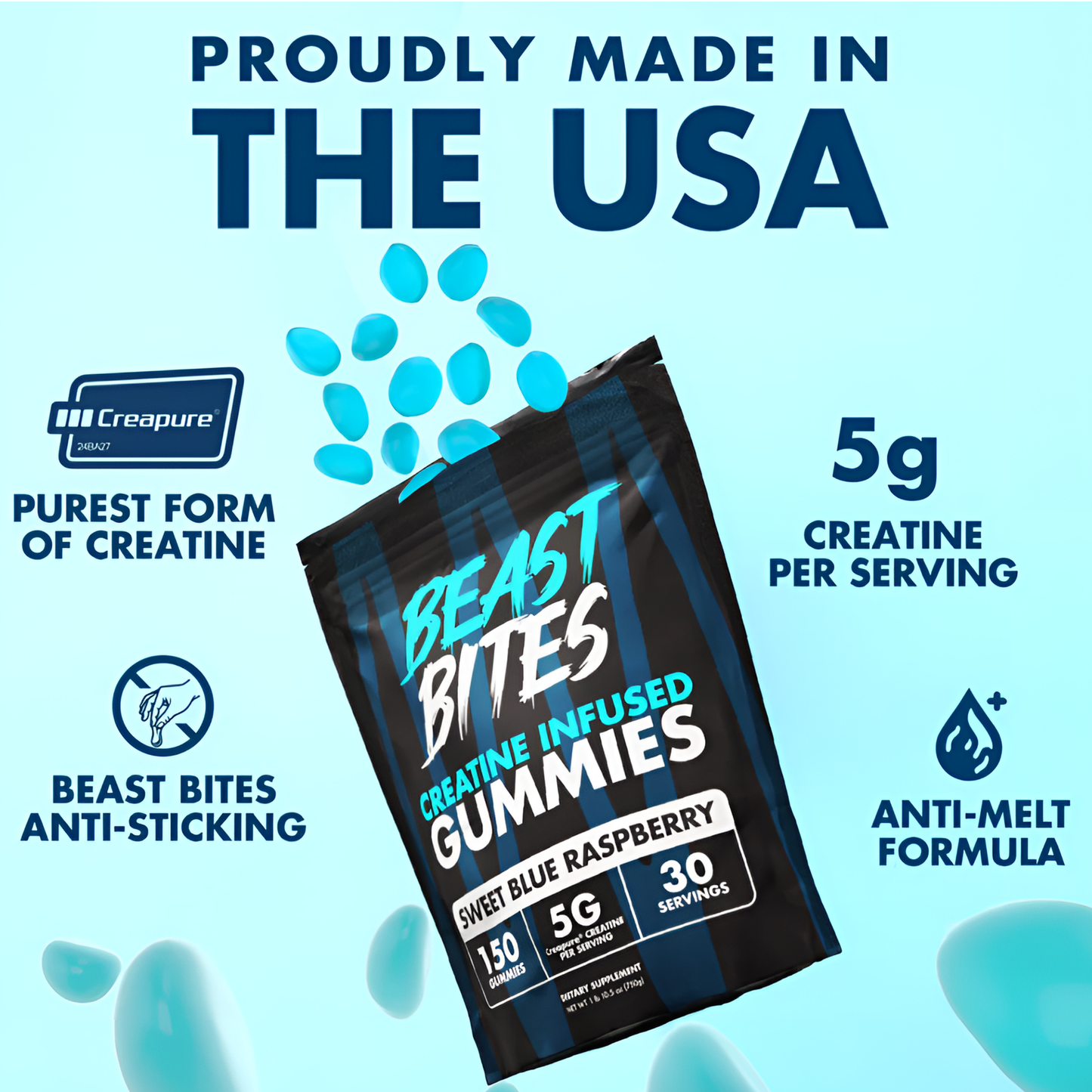 CREATINA Gomitas Beast Bites Suplemento
