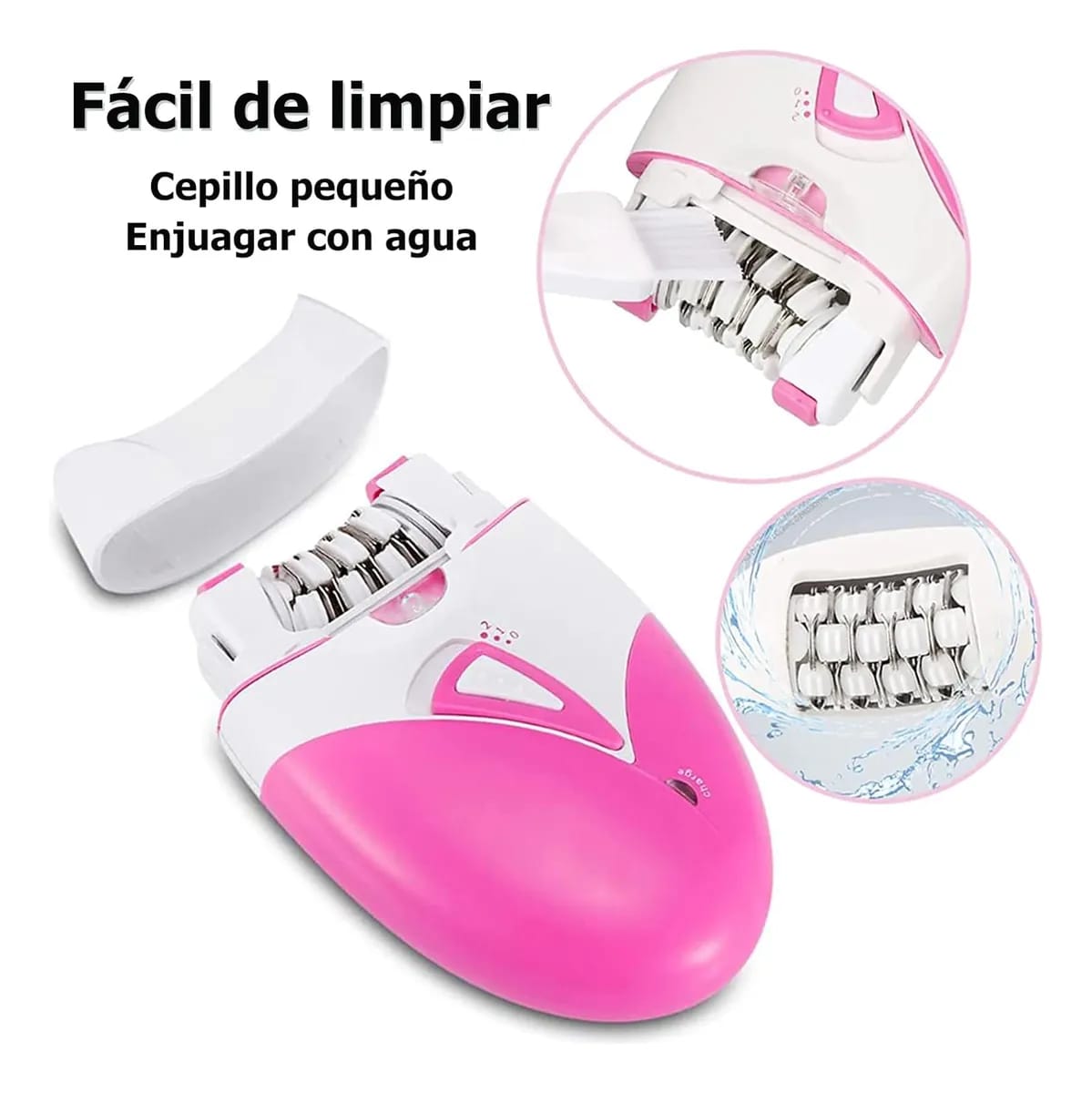 DEPILADORA CORPORAL RECARGABLE