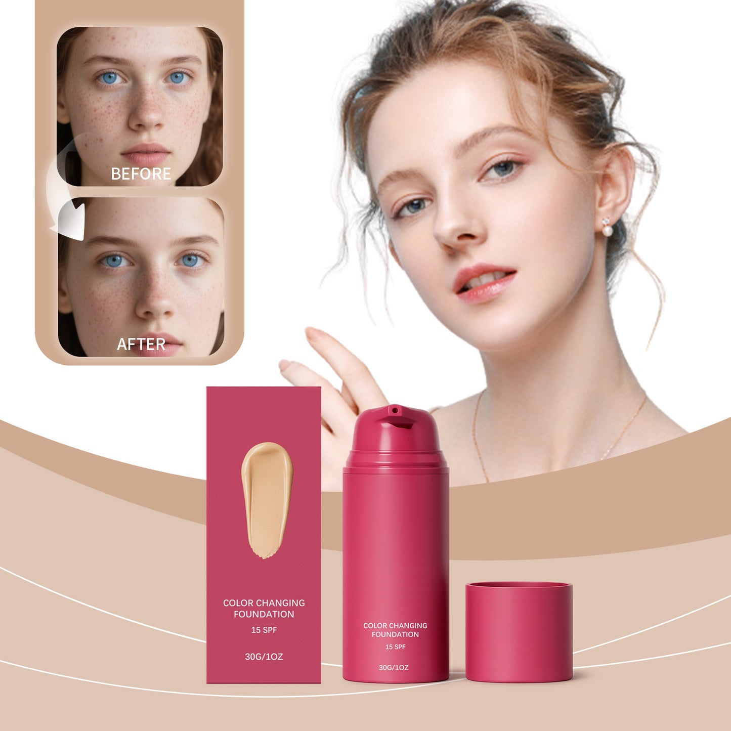 BB CREAM  MAQUILLAJE TERMOAJUSTABLE