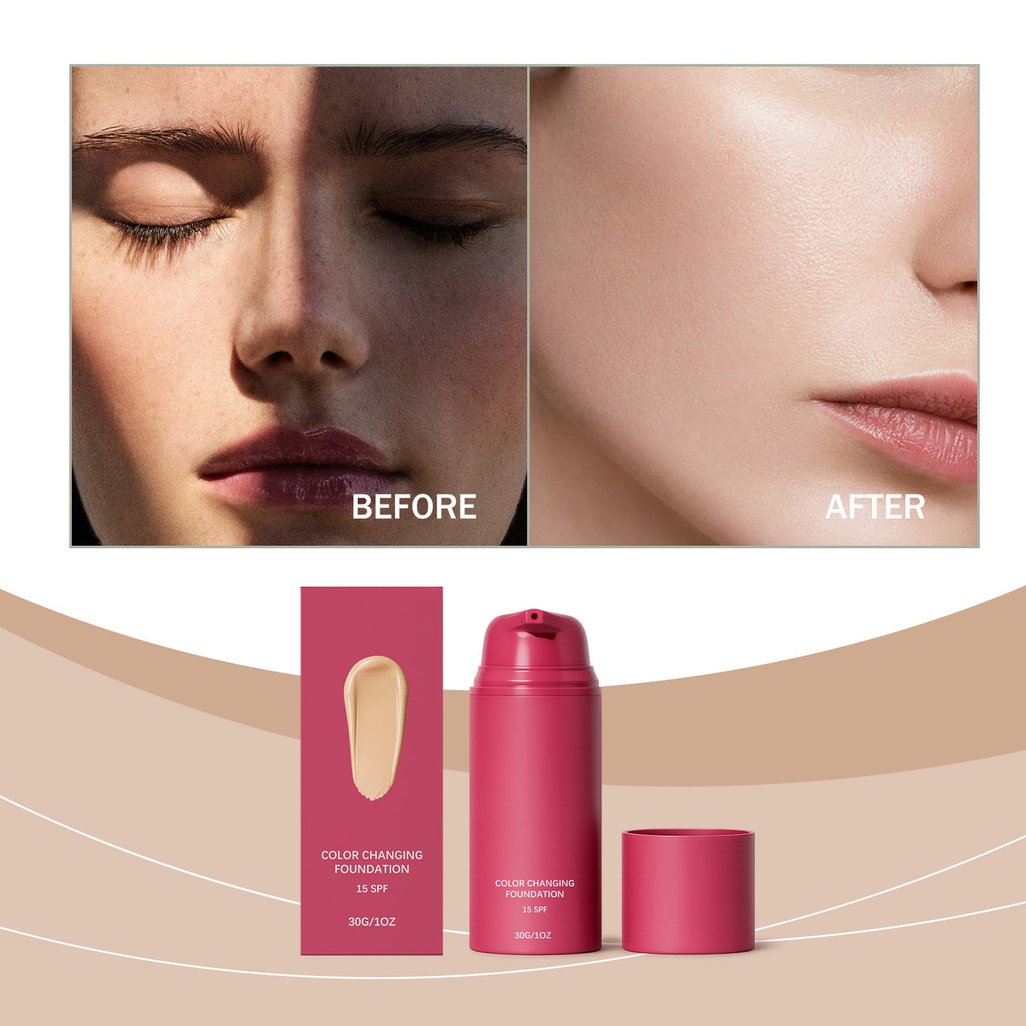 BB CREAM  MAQUILLAJE TERMOAJUSTABLE